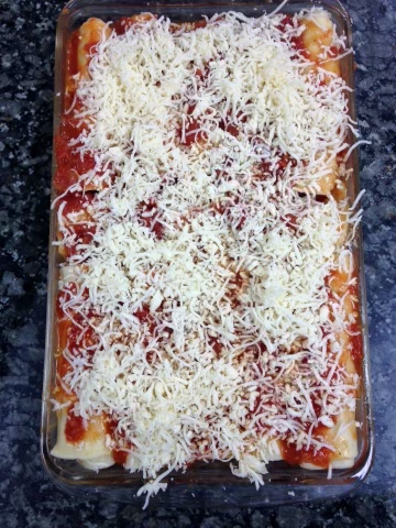 Cheese and Spinach Cannelloni