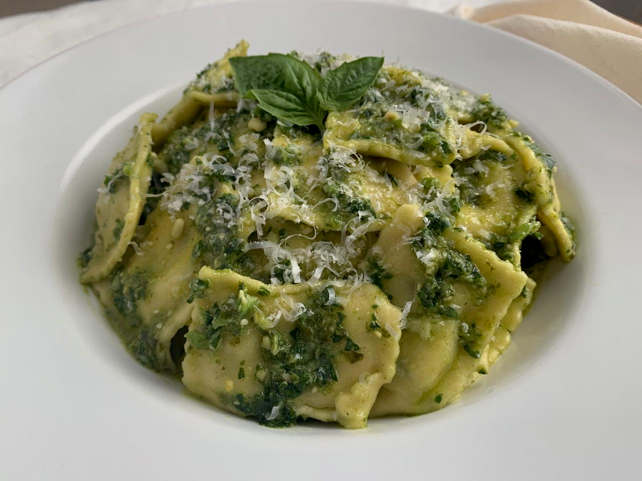 Filled Pastas including chicken, beef, spinach, Mediterranean ravioli